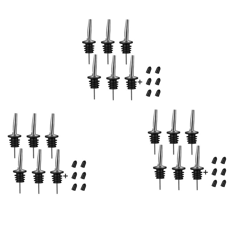 Speed Pourer Cap - A25F-18Pc Nalewaki ze stali nierdzewnej, szybkie