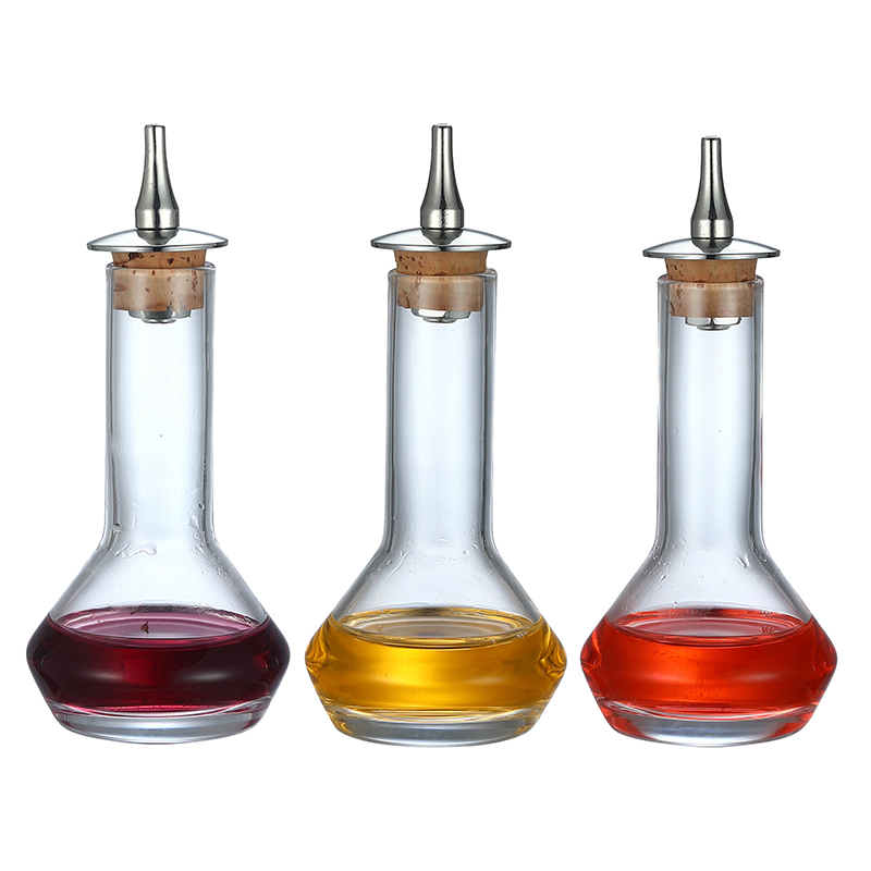 Bitters Bottle Set - Szklana butelka na gorzki koktajl o